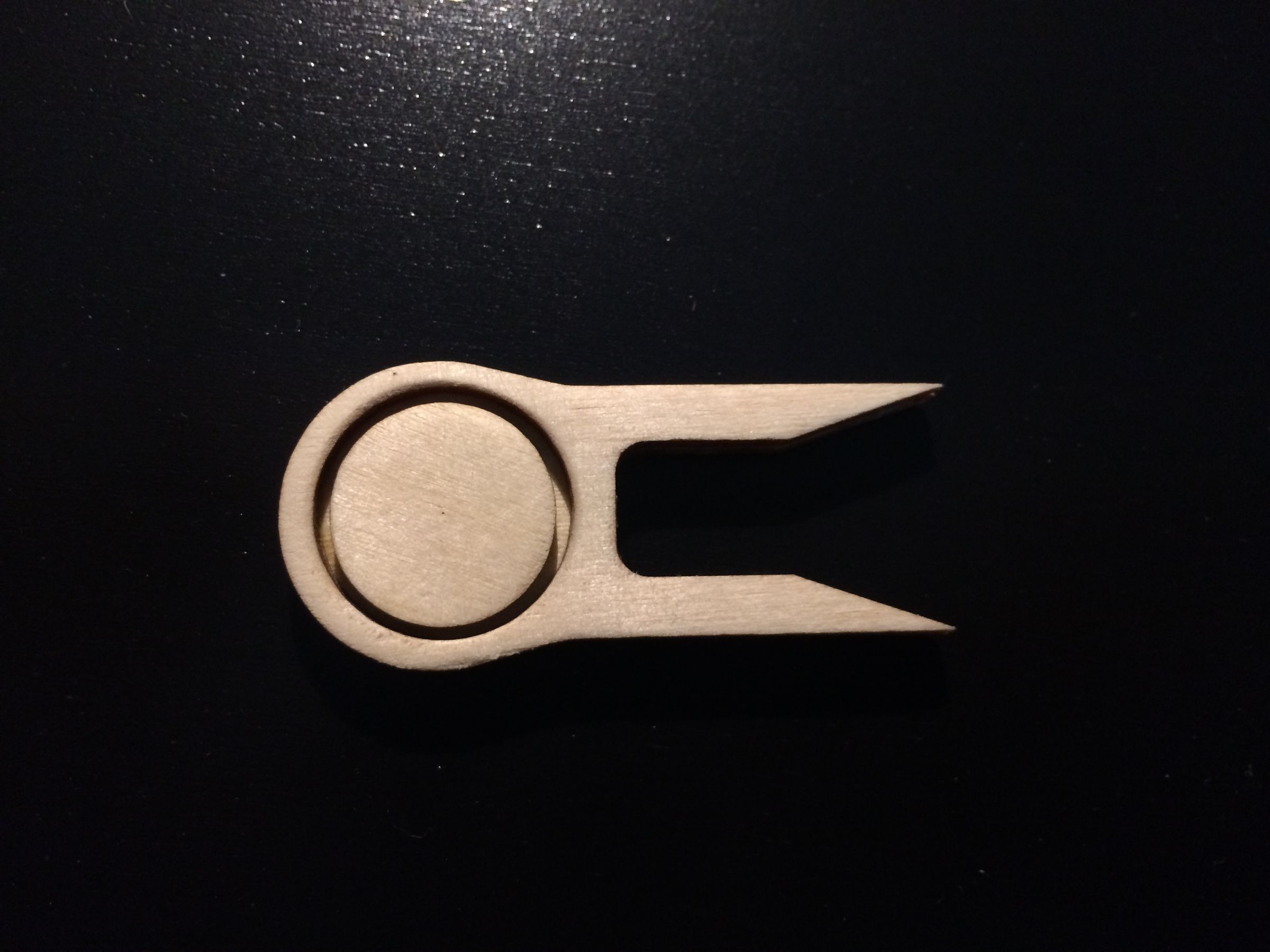 Golf Divot Repair Tool (Lasercut) 4 Steps Instructables