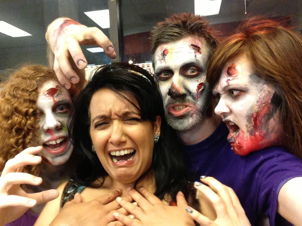 zombie makeup for a tuesday DIY Project DIY Project Image