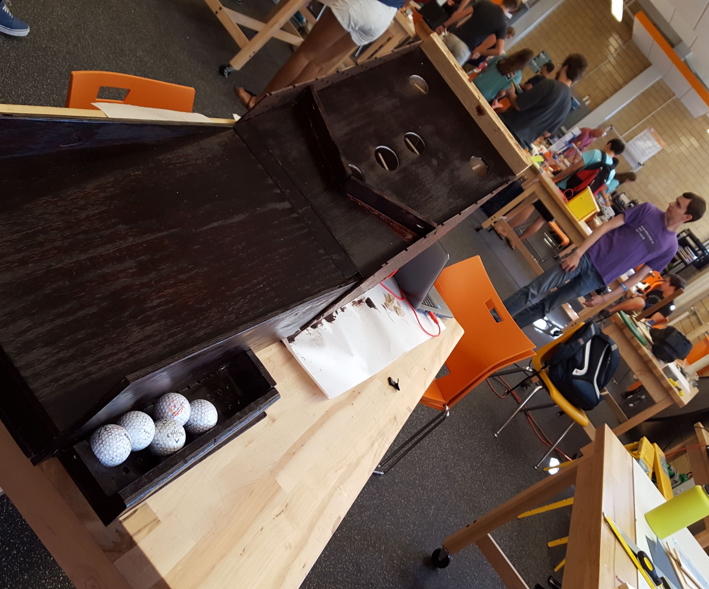 DIY guide for Skee Ball with step-by-step instructions