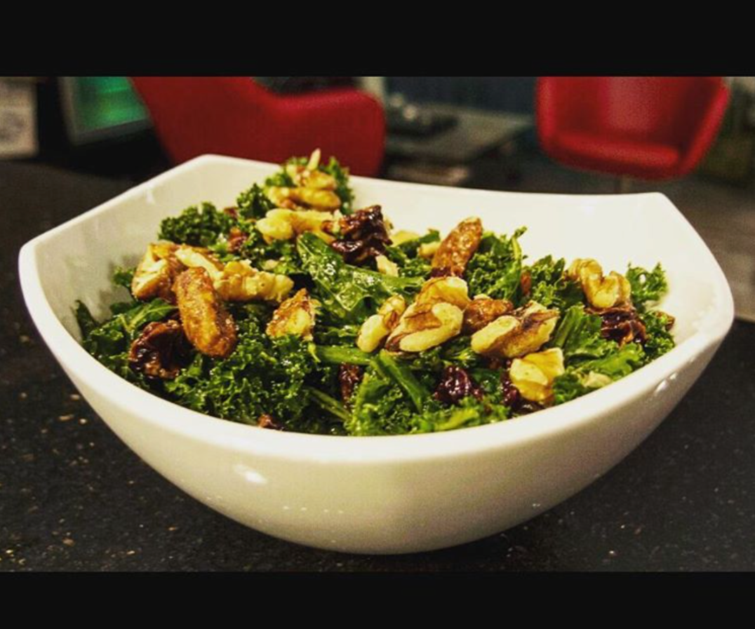 Kale & Broccolini Salad With Maple Vinaigrette Dressing