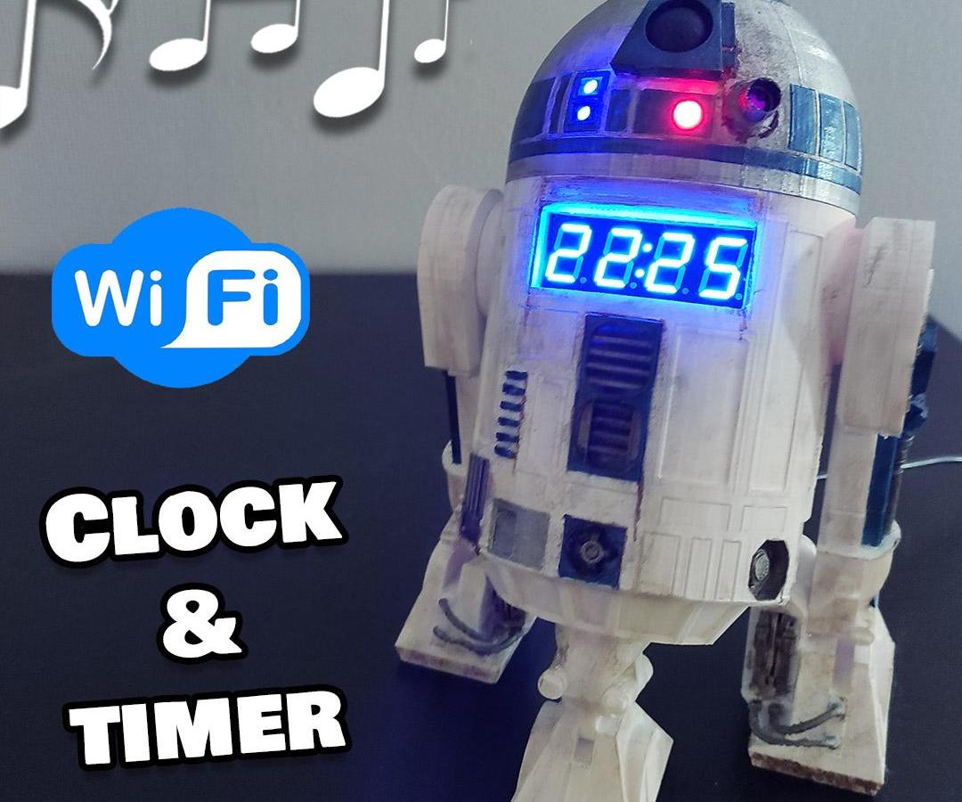 R2D2 Clock & Timer 21 Steps (with Pictures) Instructables