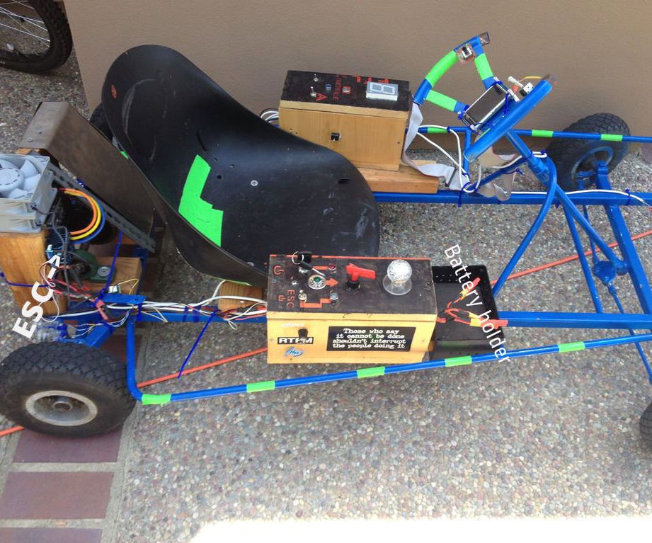 DIY guide for Electric Arduino Go-kart with step-by-step instructions