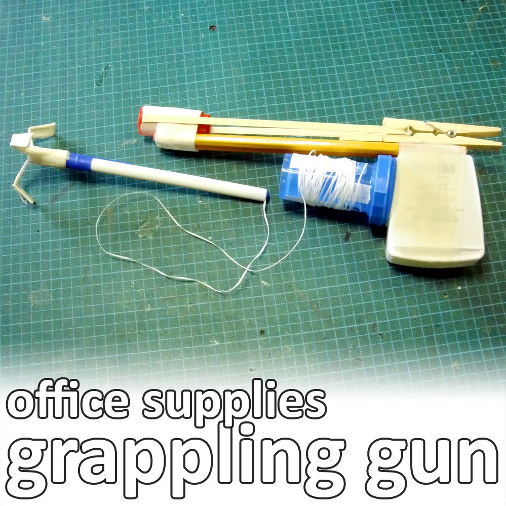 Office Supplies Grappling Gun 6 Steps (with Pictures) Instructables