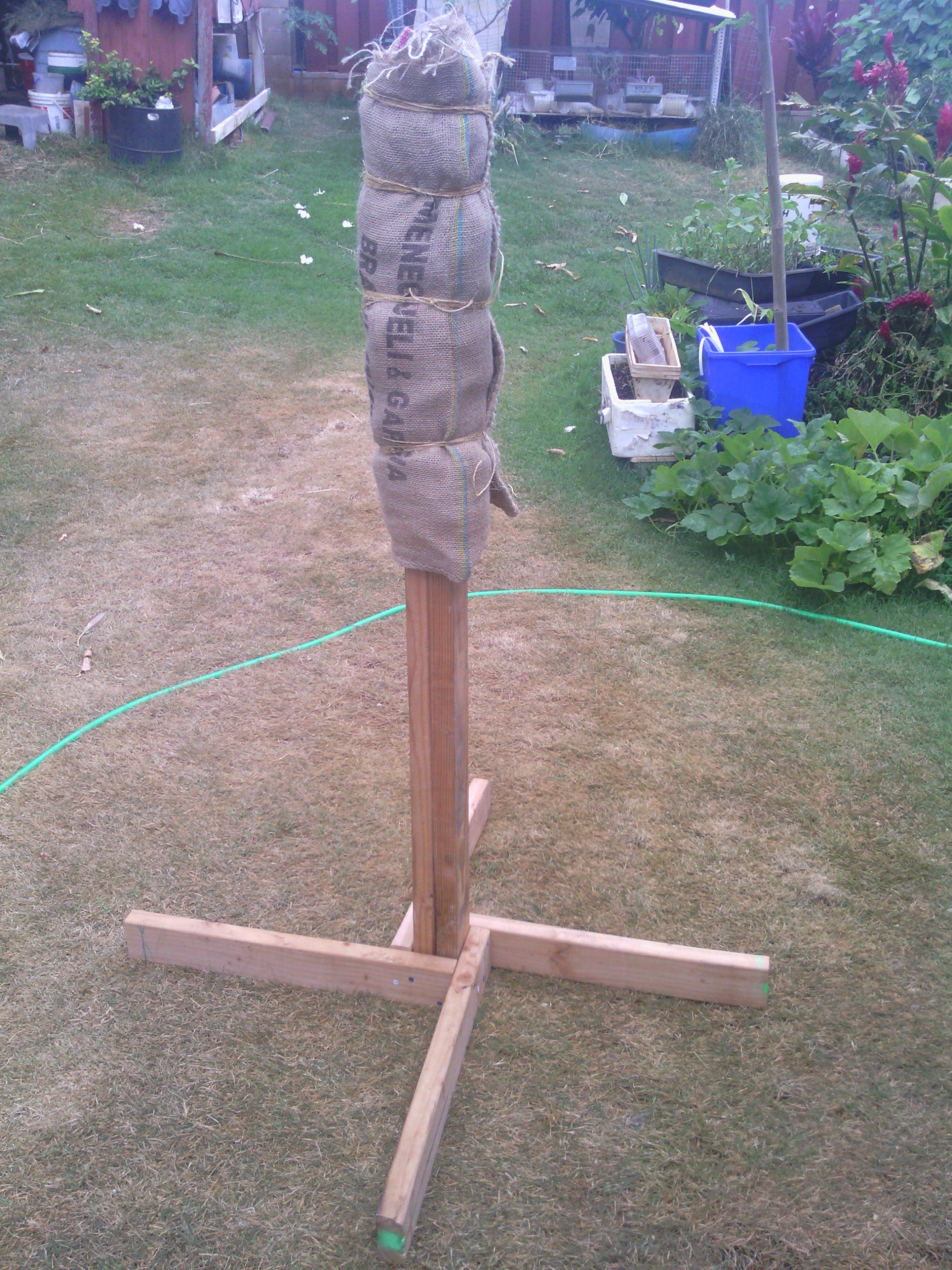 Quick , Easy, and Inexpensive Sword Practice Pell 5 Steps Instructables