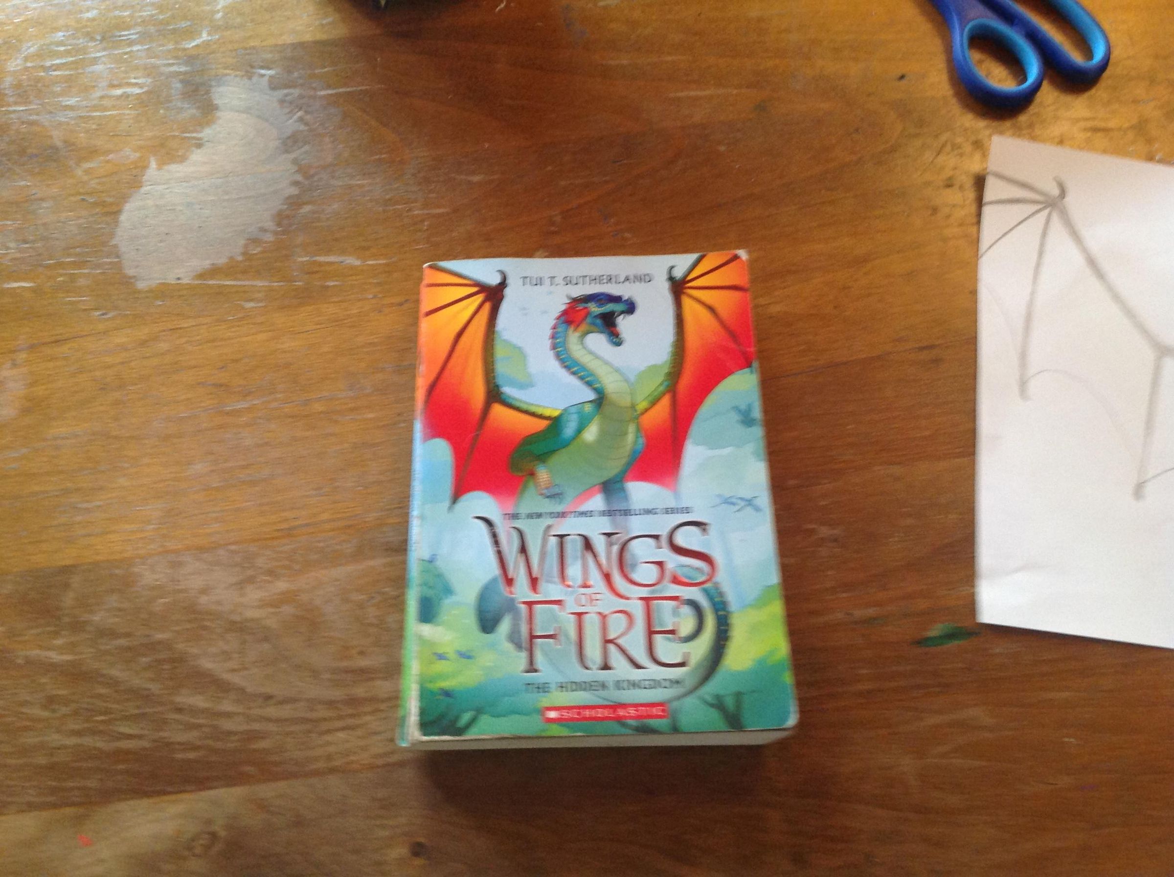 how to draw wings of fire
