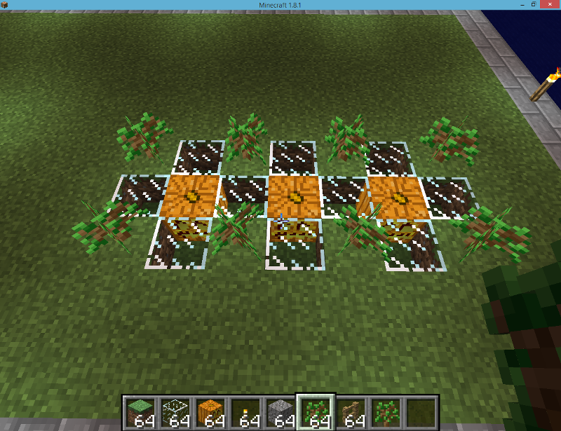 Minecraft Compact Tree Farm 6 Steps Instructables