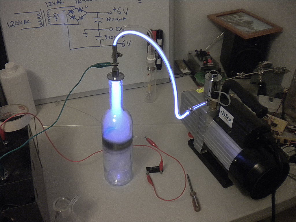 Diy Electron Accelerator: A Cathode Ray Tube In A Wine Bottle : 13 Steps  (With Pictures) - Instructables