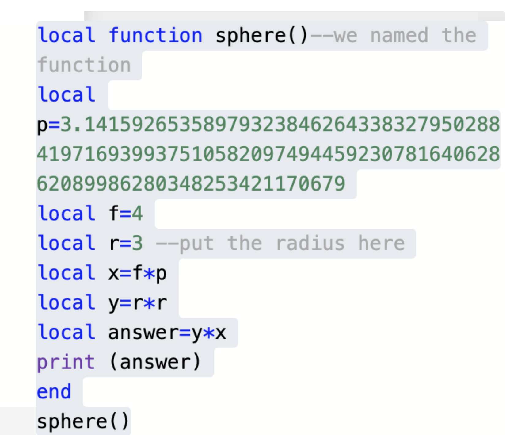 How To Script A Surface Area Of A Sphere Calculator 3 Steps Instructables