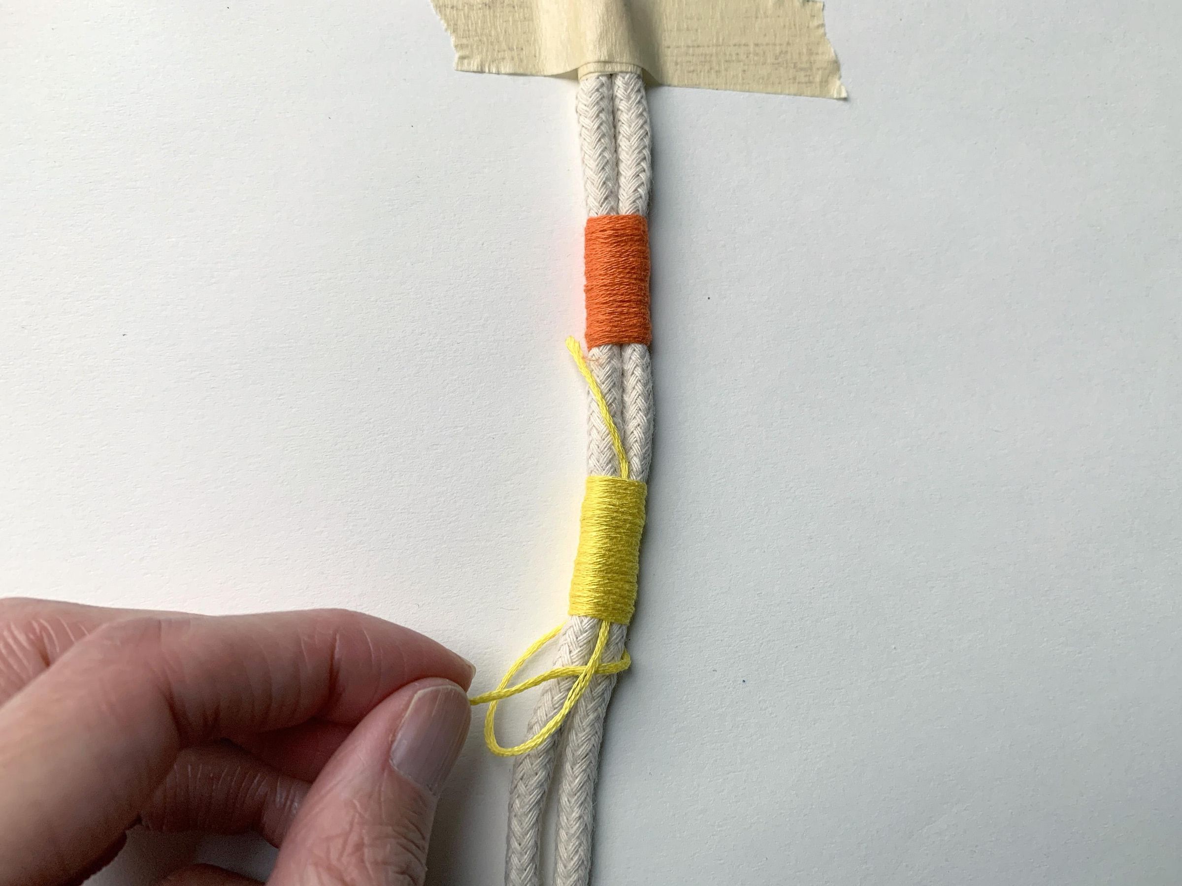 Colorful Rope Macrame Knot Necklace With Tassel : 8 Steps (with ...