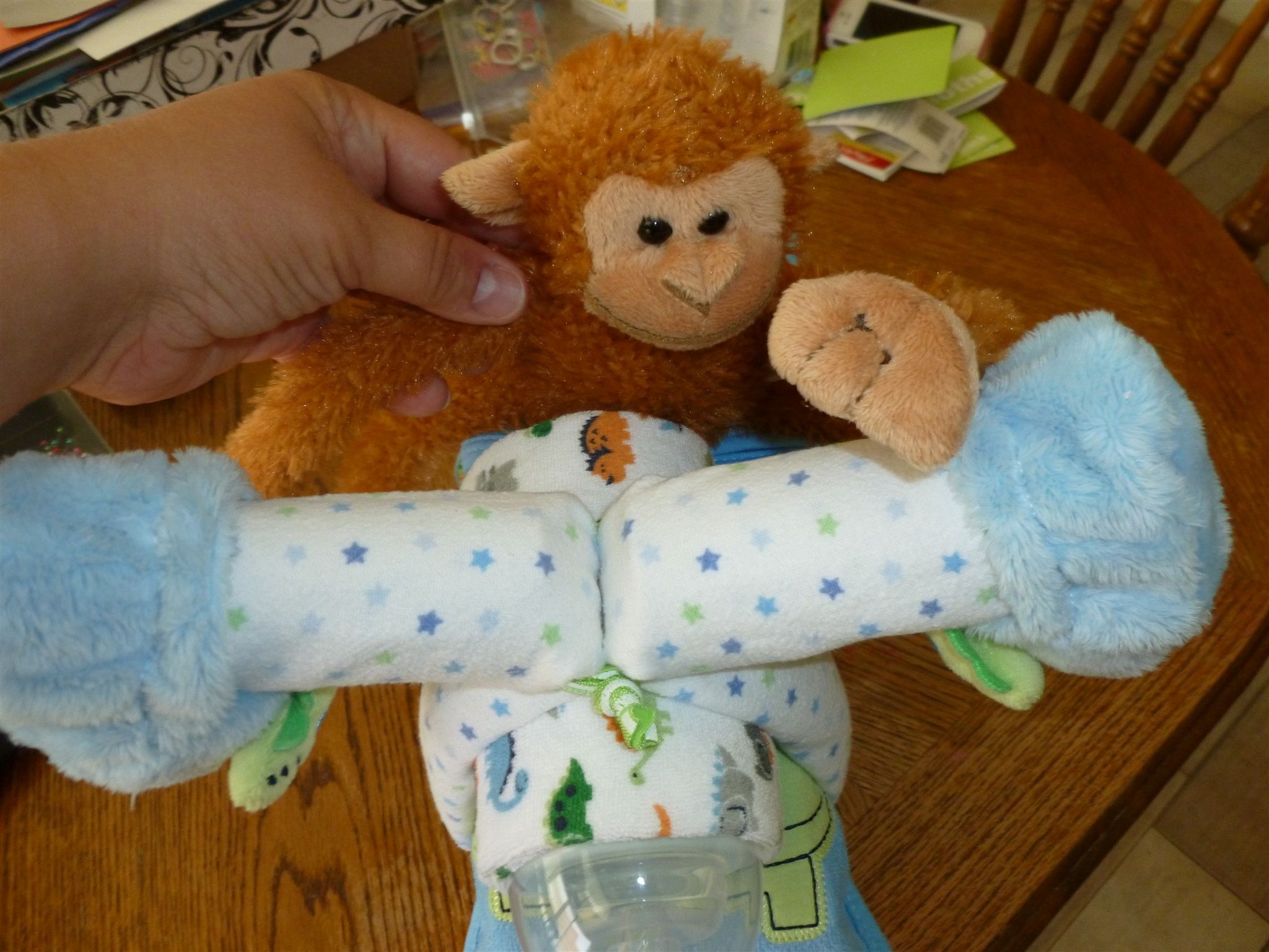 diaper motorcycle baby shower gift