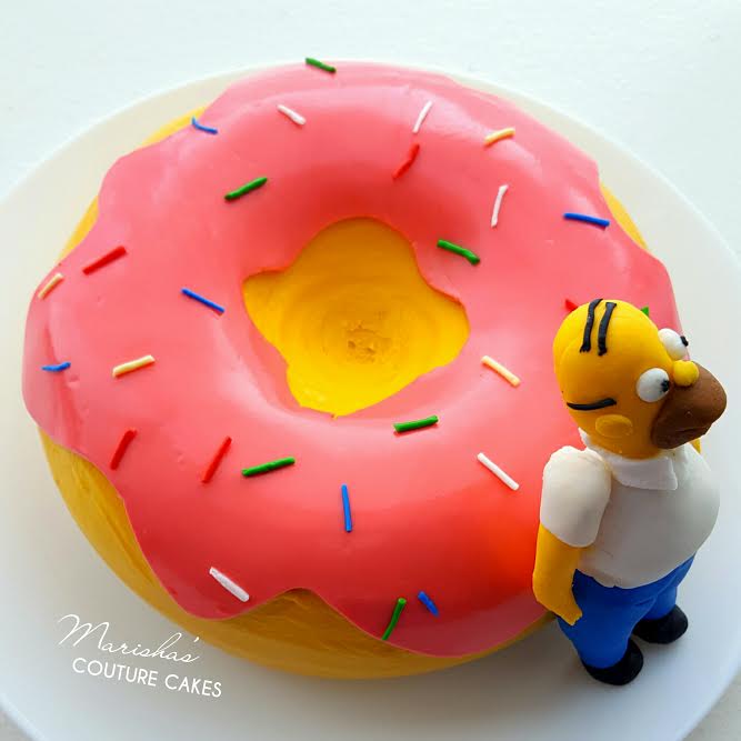 The Simpson S Doughnut Cake 5 Steps With Pictures Instructables The Simpson S Doughnut Cake 5 Steps With Pictures Instructables