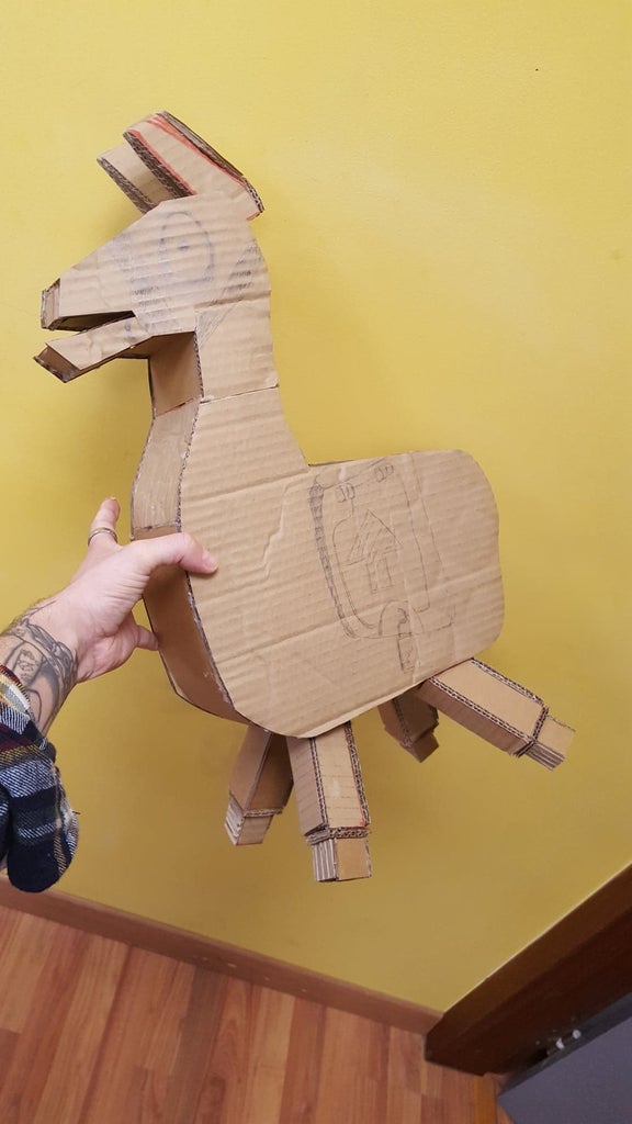 Cardboard Loot Llama Fortnite 10 Steps With Pictures Instructables Fortnite Cardboard Llama Fortnite Cardboard Llama Cardboard Loot Llama Fortnite 10 Steps With Pictures Instructables