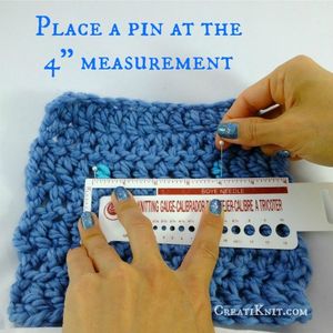 How to Make, and Measure a Crocheted Gauge Swatch : 11 Steps (with ...