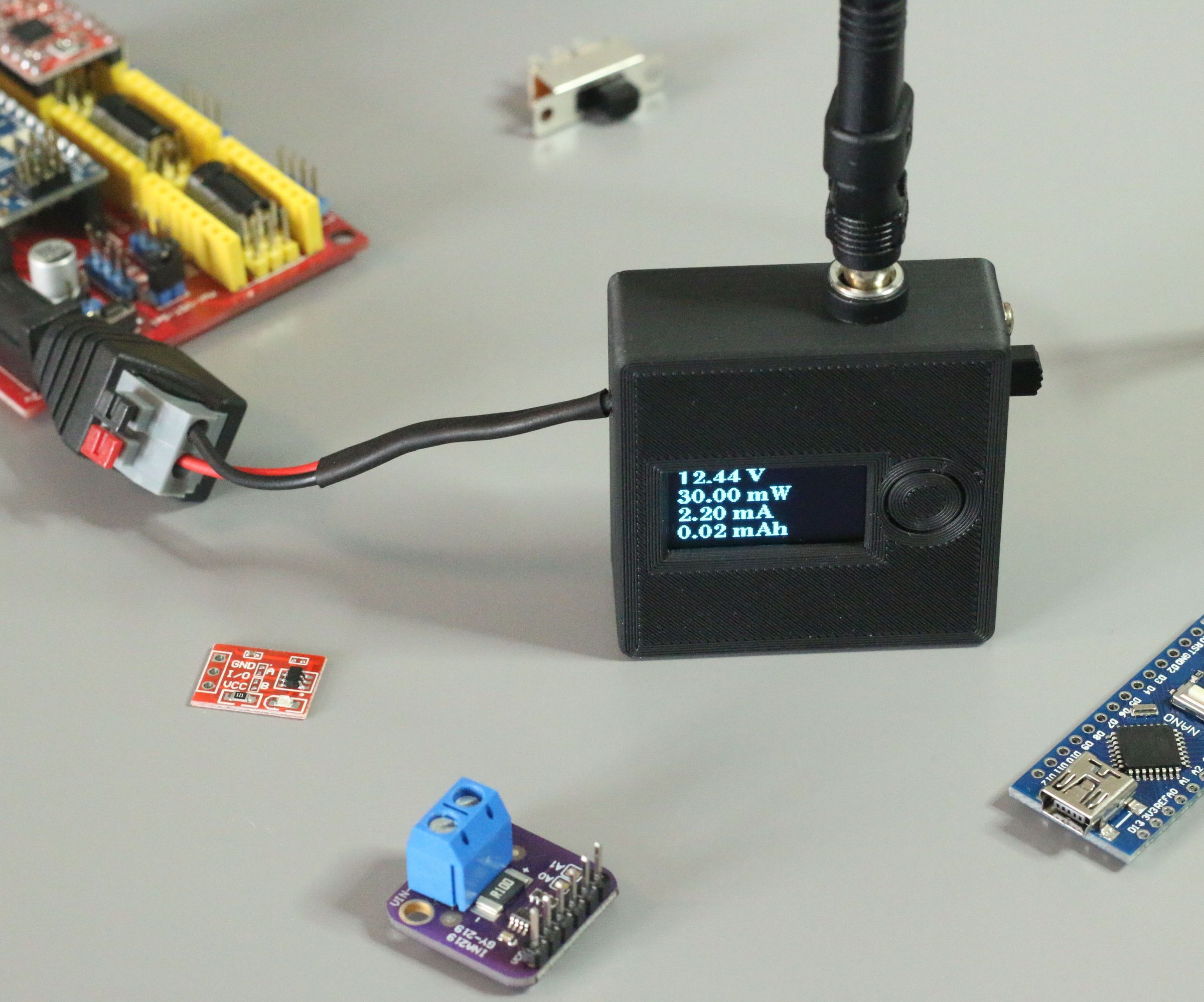 Tiny V A Meter With Ina219 9 Steps With Pictures Instructables