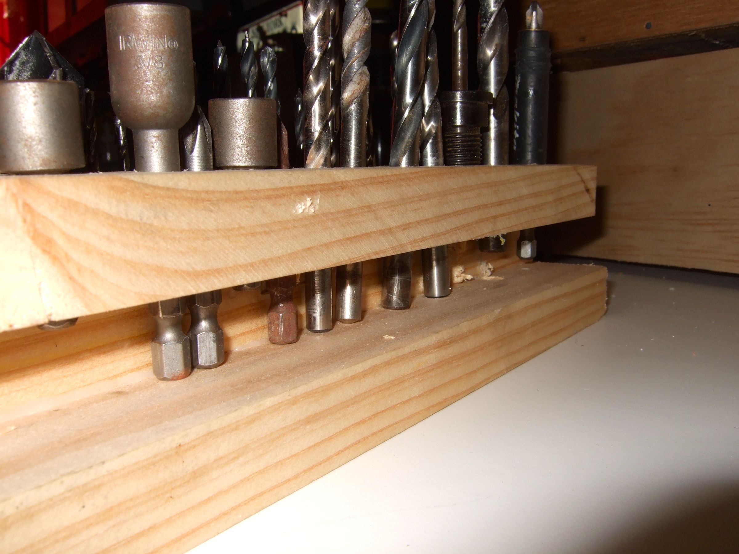 Drill Bits Organizer Instructables