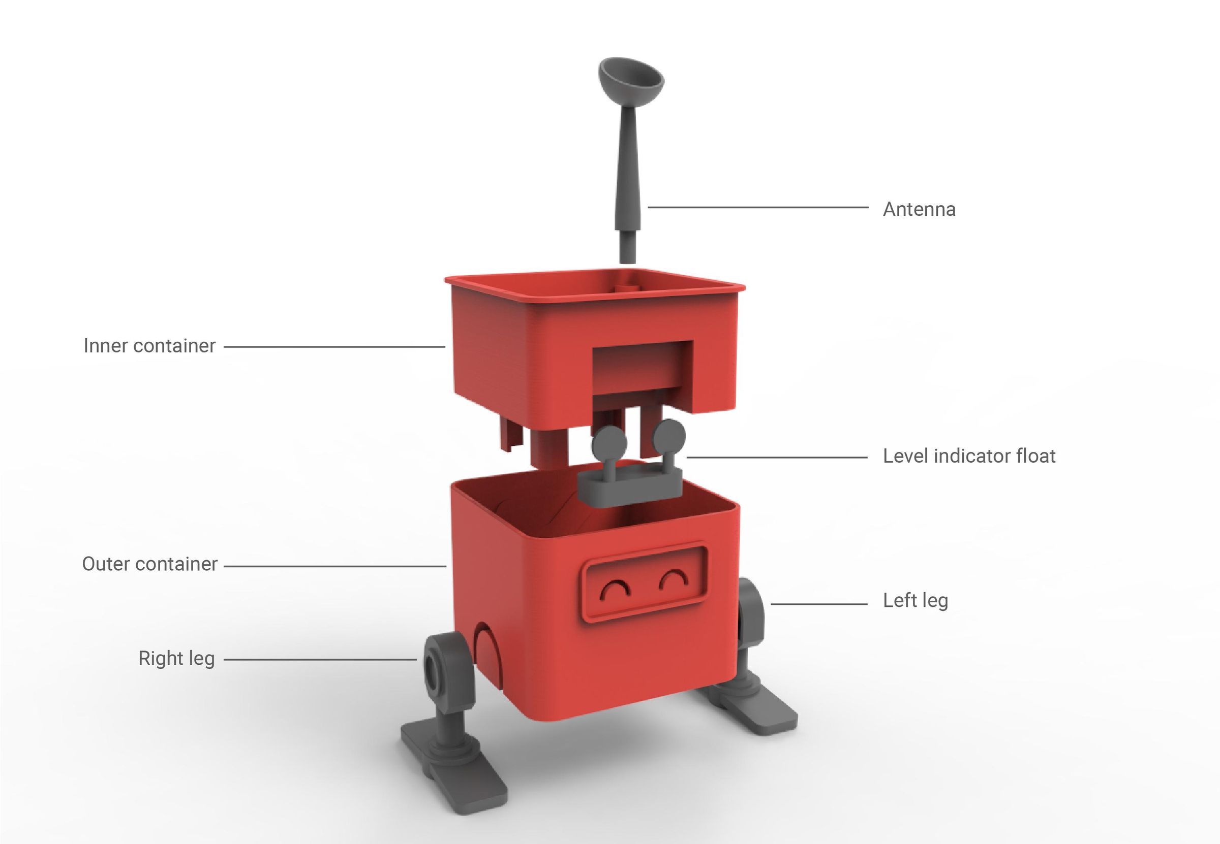 Roboid Self Watering Planter (TinkerCAD) 6 Steps (with Pictures