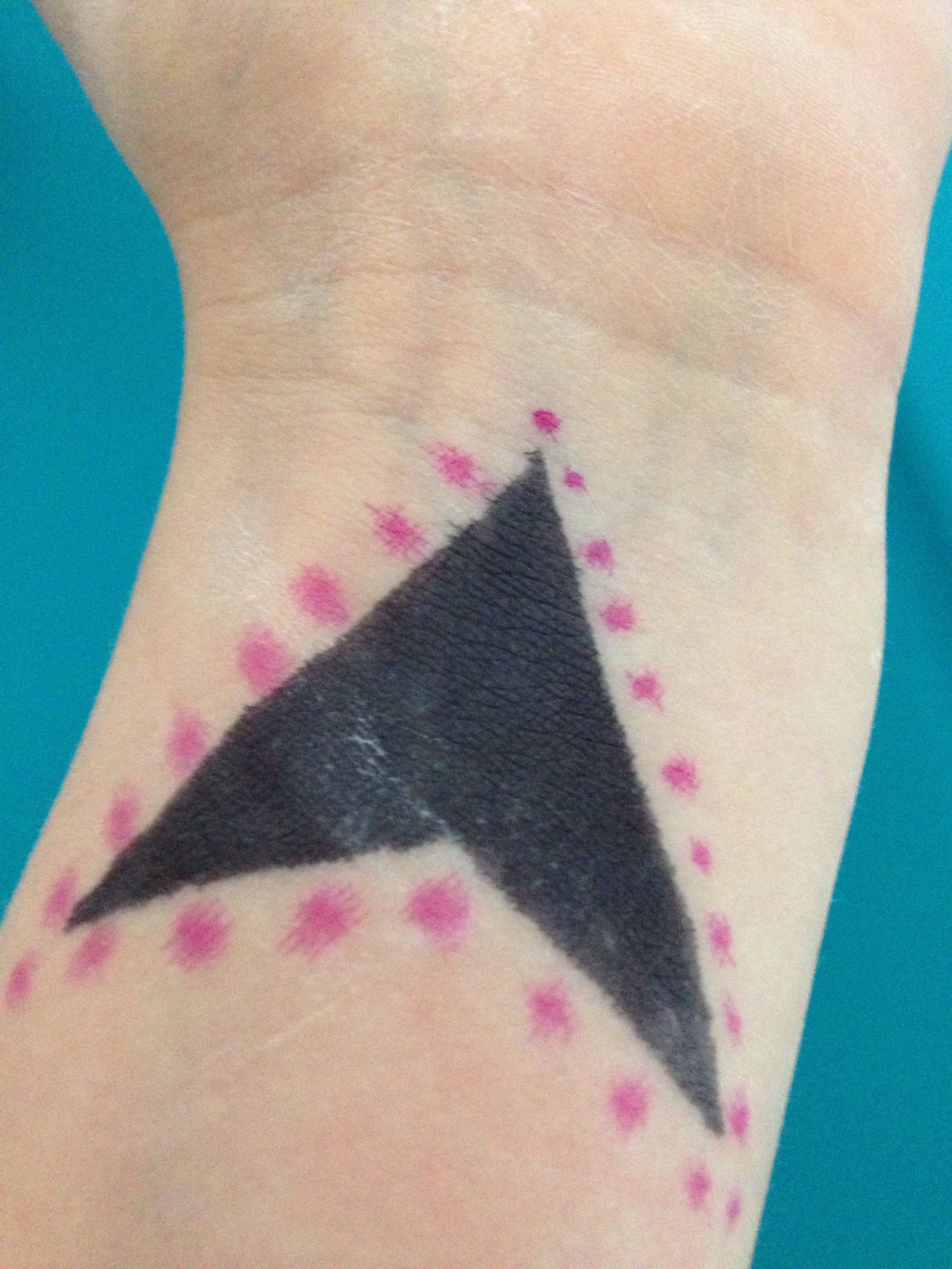 how to do a temporary tattoo without baby powder Biggish Blogging