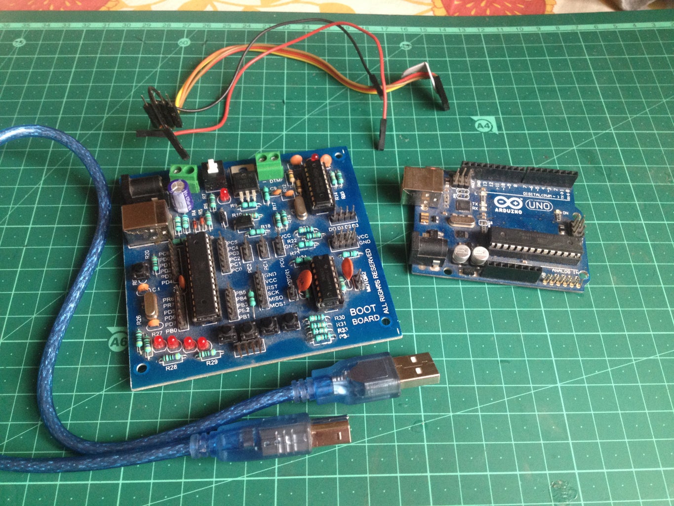 How to Program an AVR Board Using an Arduino Board : 6 Steps ...