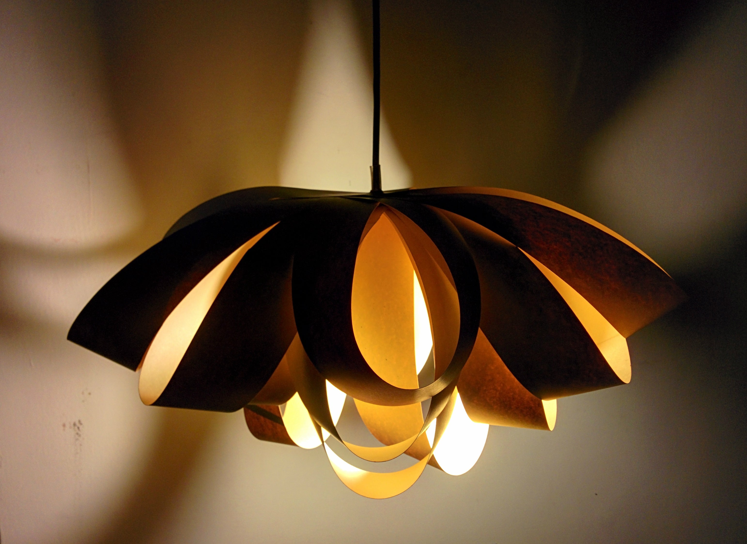 Giant Decorative Bow Paper Pendant Lamp 4 Steps With Pictures Instructables Giant Decorative Bow Paper Pendant Lamp, Giant Paper Ball Lamp Shade