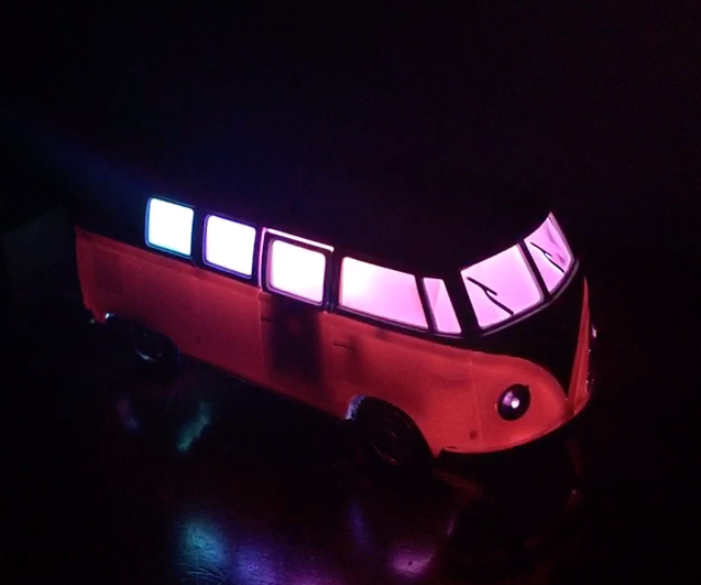 Step-by-step guide for vw vanagon rgb nightlight DIY Project DIY project