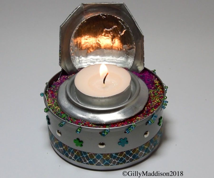 Cool Candle Holder From Recycled Metal 14 Steps (with Pictures