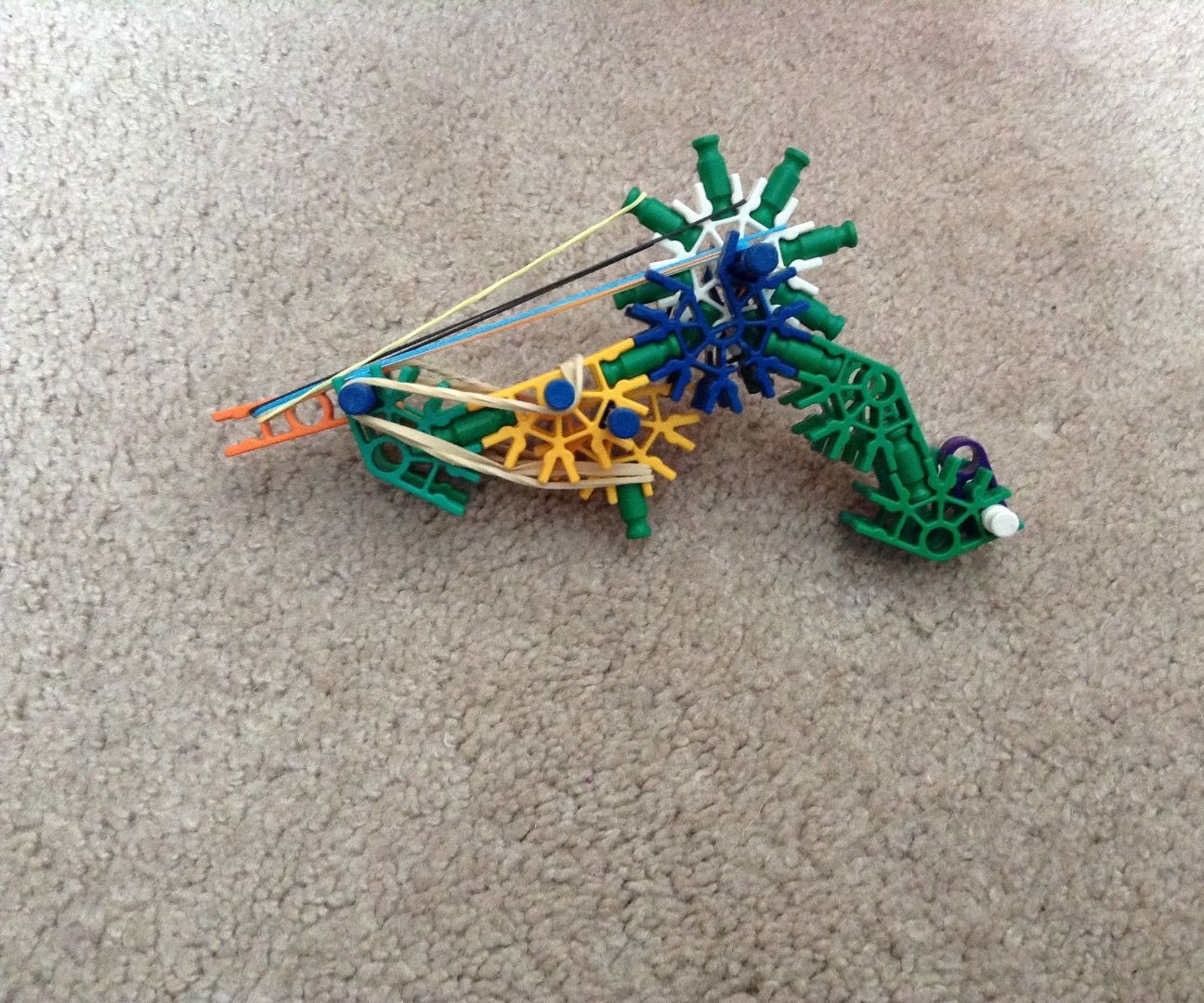 Knex Mini Semi Auto Rubber Band Gun (MSARBG) 5 Steps (with Pictures