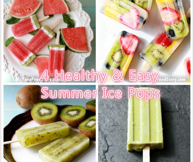 4 Healthy & Easy Summer Ice Pops