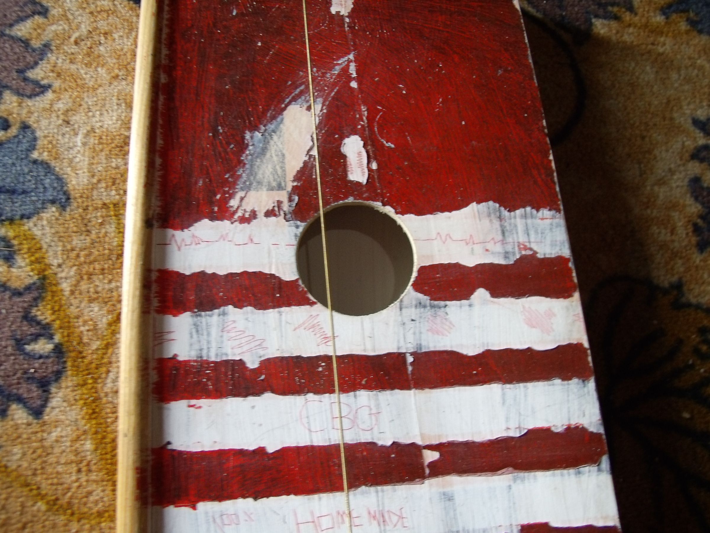 wooden chess board guitar DIY Project DIY Project Image