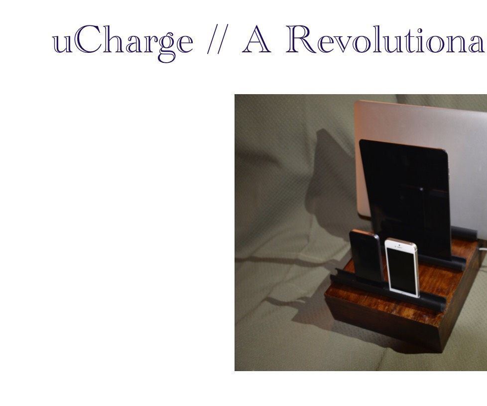 ucharge // a revolutionary charging dock DIY Project DIY Project Image