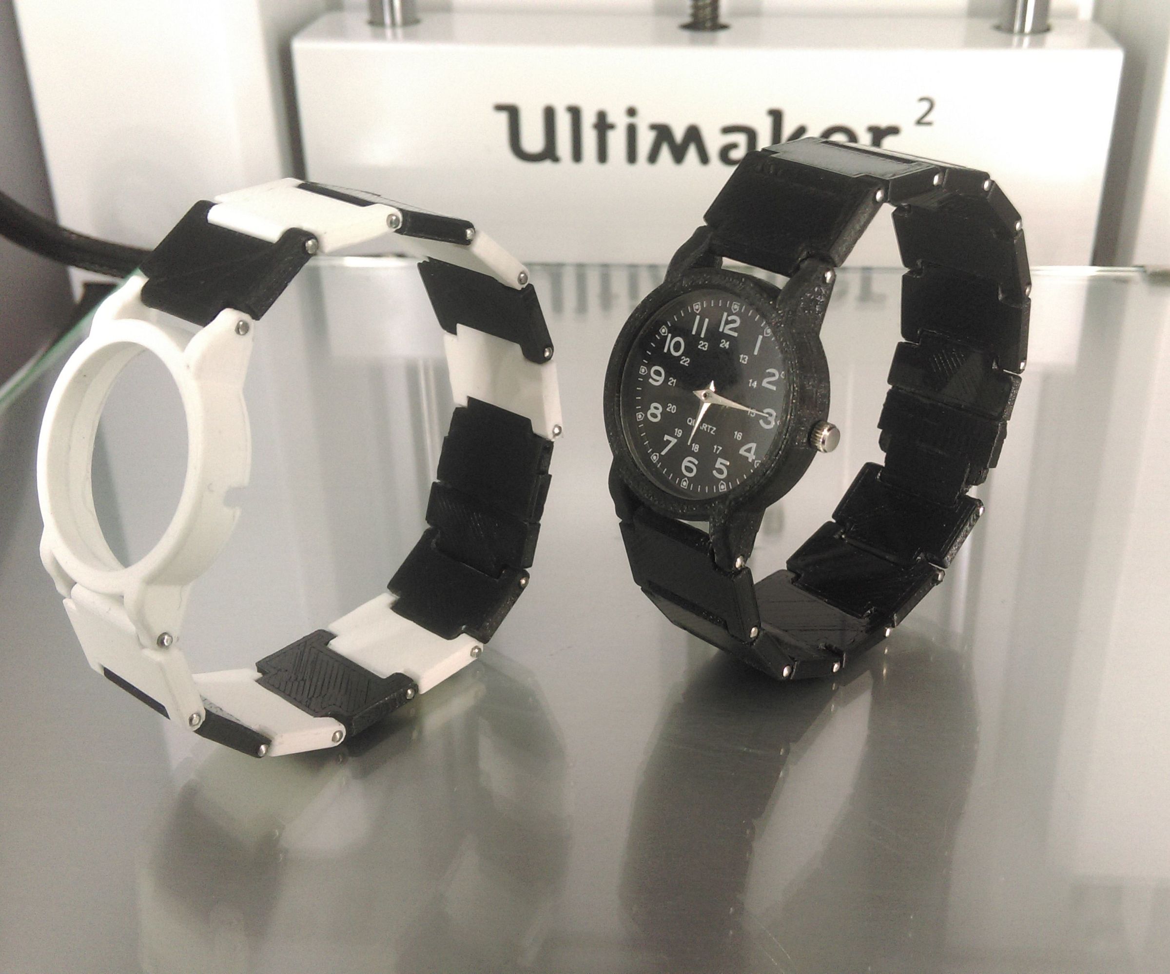 DIY guide for The 3D-printed watch with step-by-step instructions