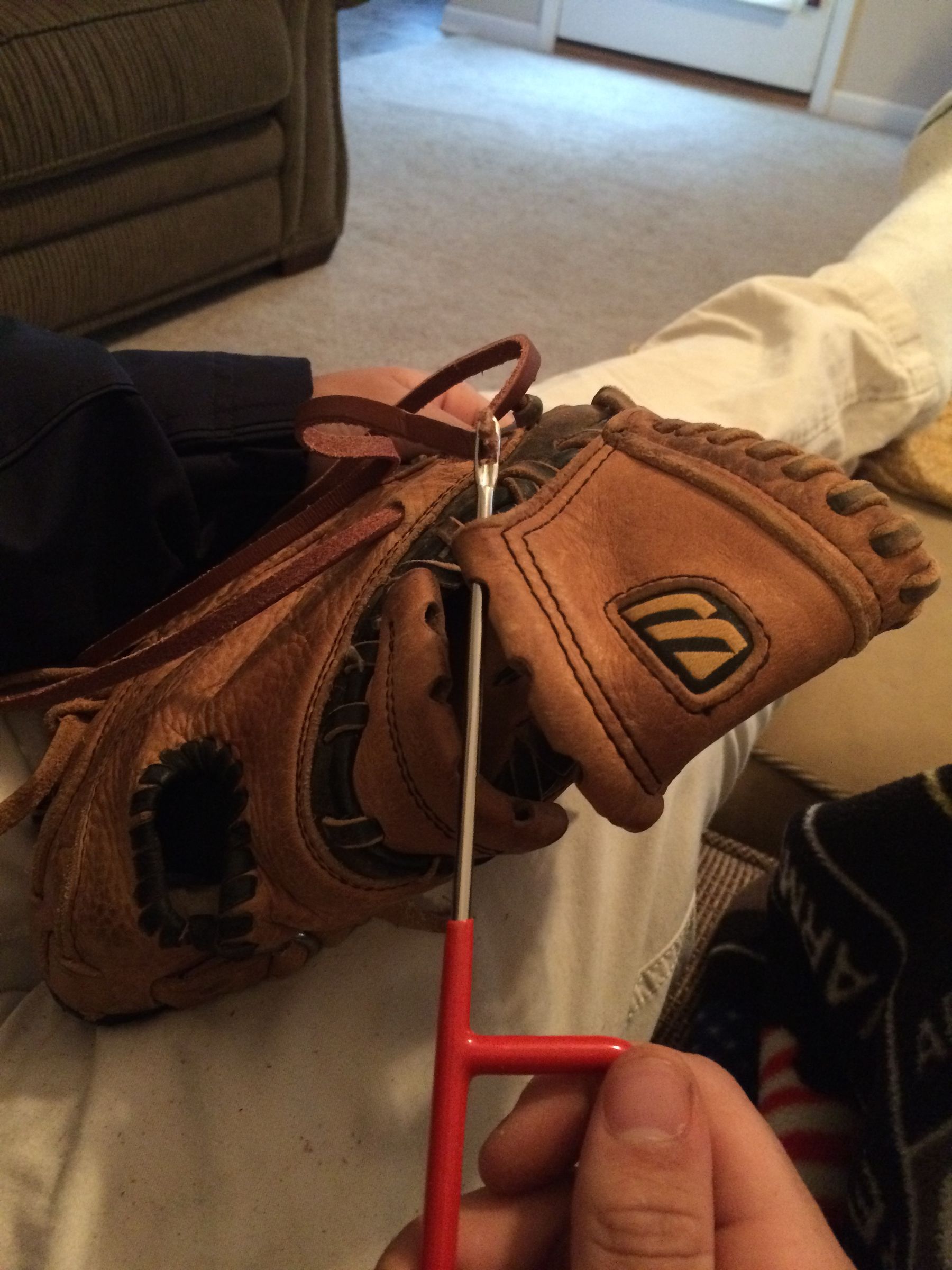 Relace a Baseball Glove 8 Steps Instructables