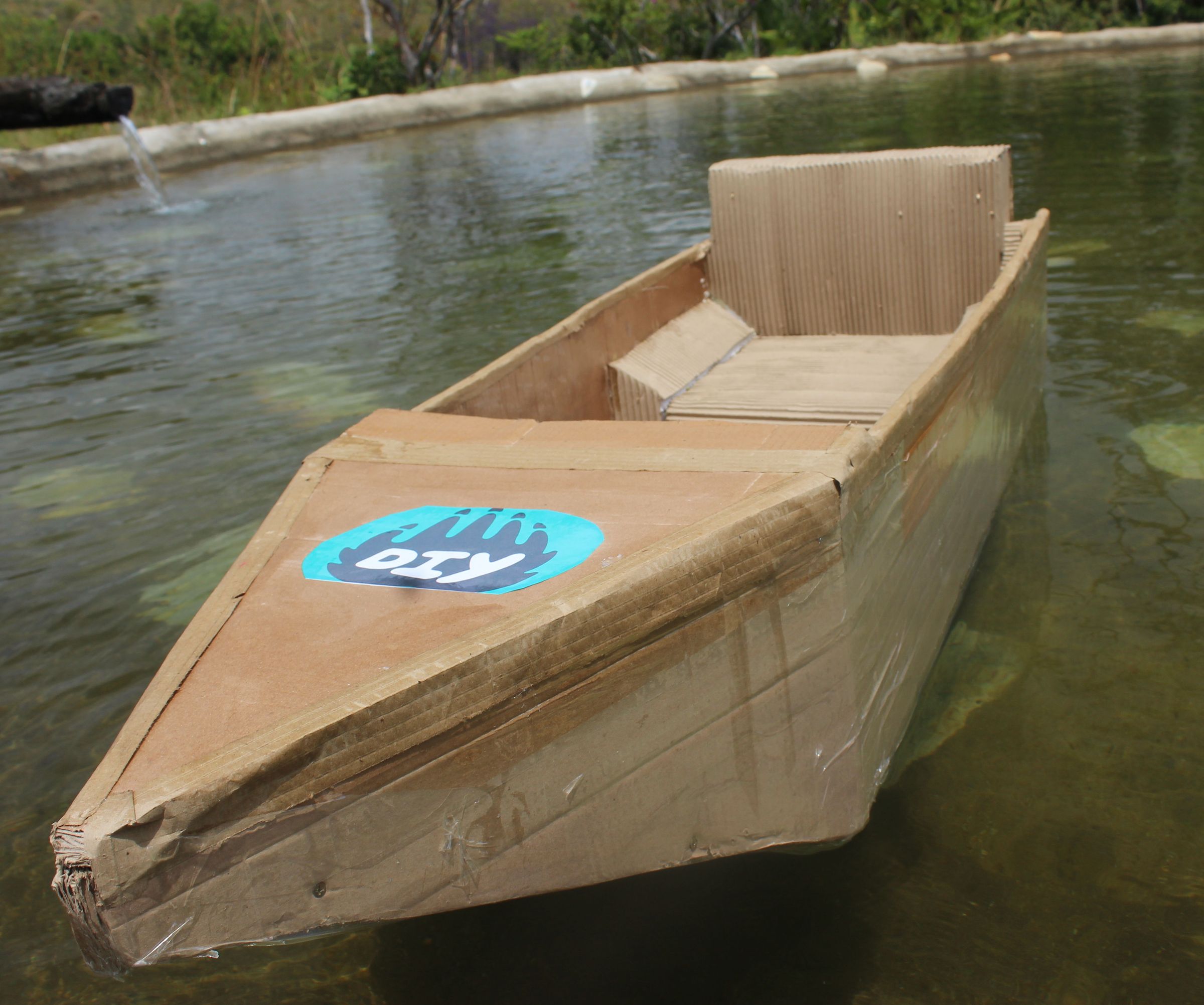 cardboard kayak DIY Project DIY Project Image
