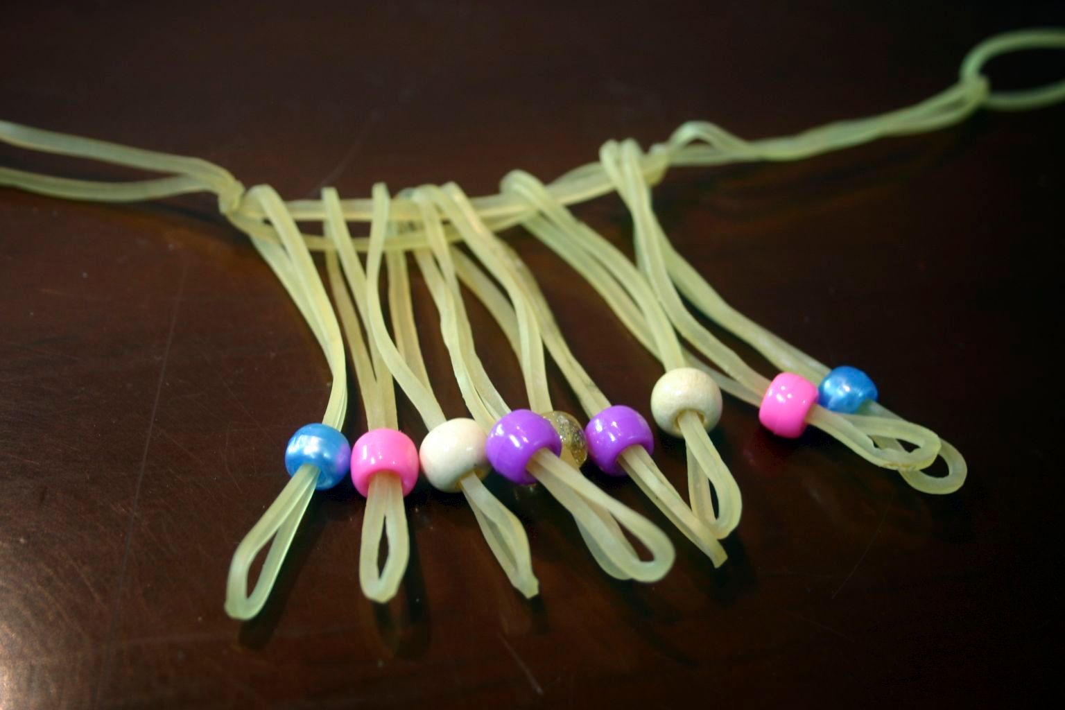 Rubber Band Necklace Instructables