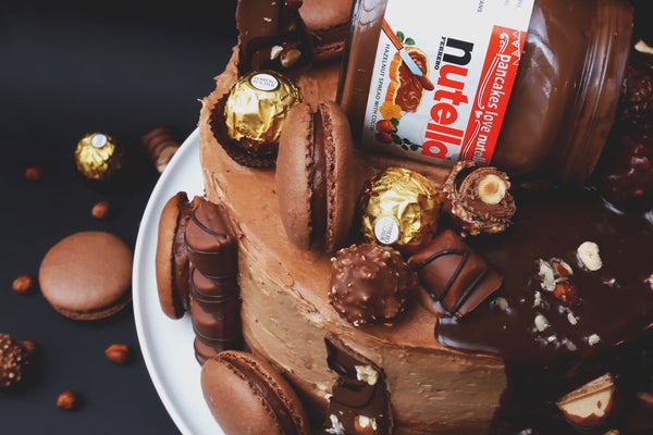 Ultimate Nutella Cake Kinder Bueno Ferrero Rocher Nutella Macarons Hazelnuts 6 Steps With Pictures Instructables Ultimate Nutella Cake Kinder Bueno Ferrero Rocher Nutella Macarons Hazelnuts 6 Steps With Pictures Instructables