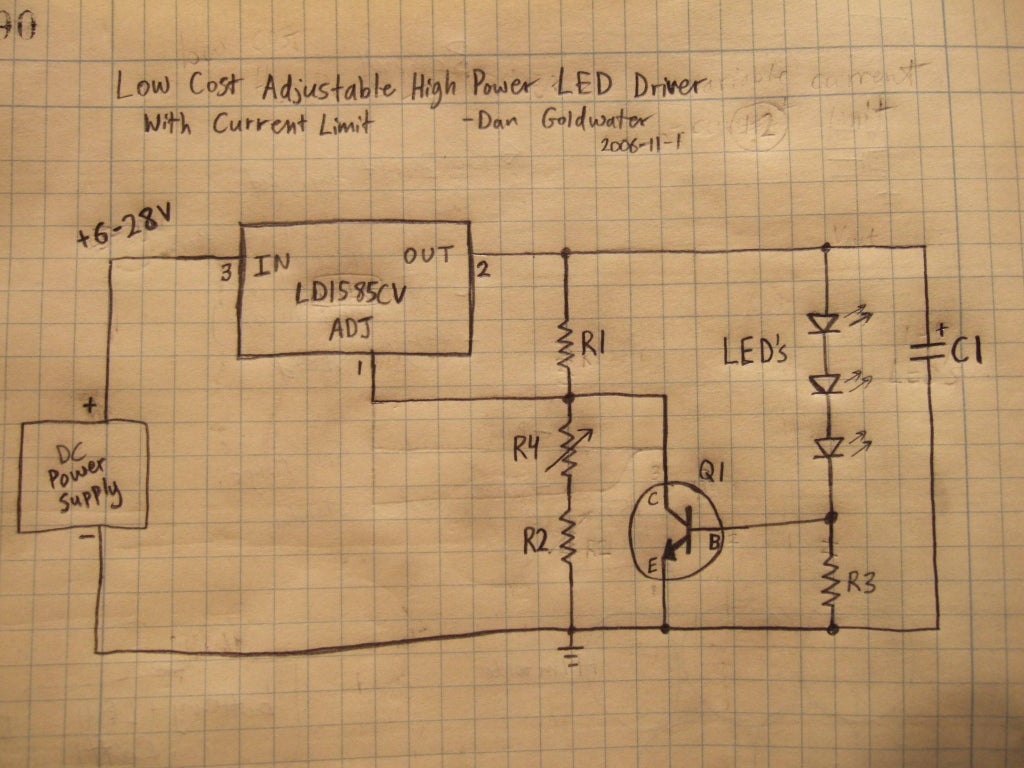 High Power Led Driver Circuits 12 Steps With Pictures Instructables