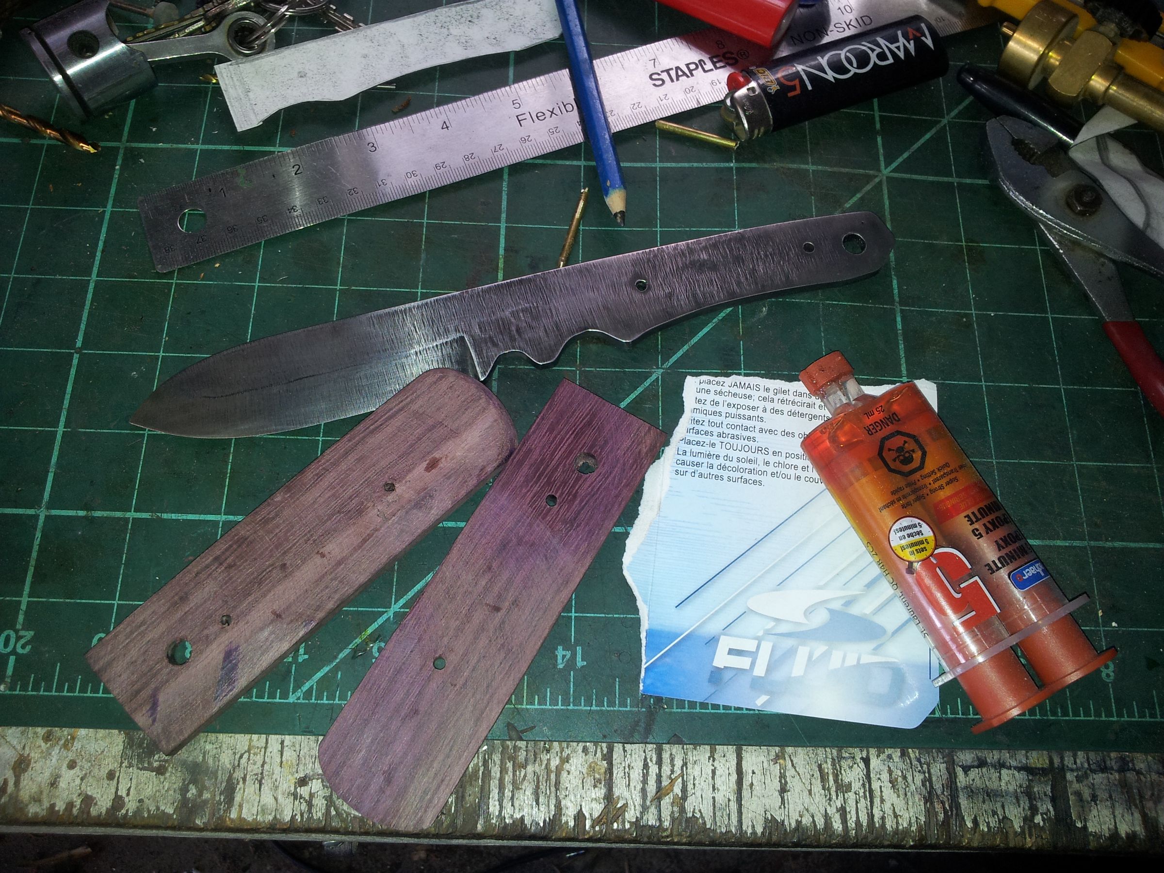 Creating a Bush Knife From an Old Hand File 10 Steps Instructables