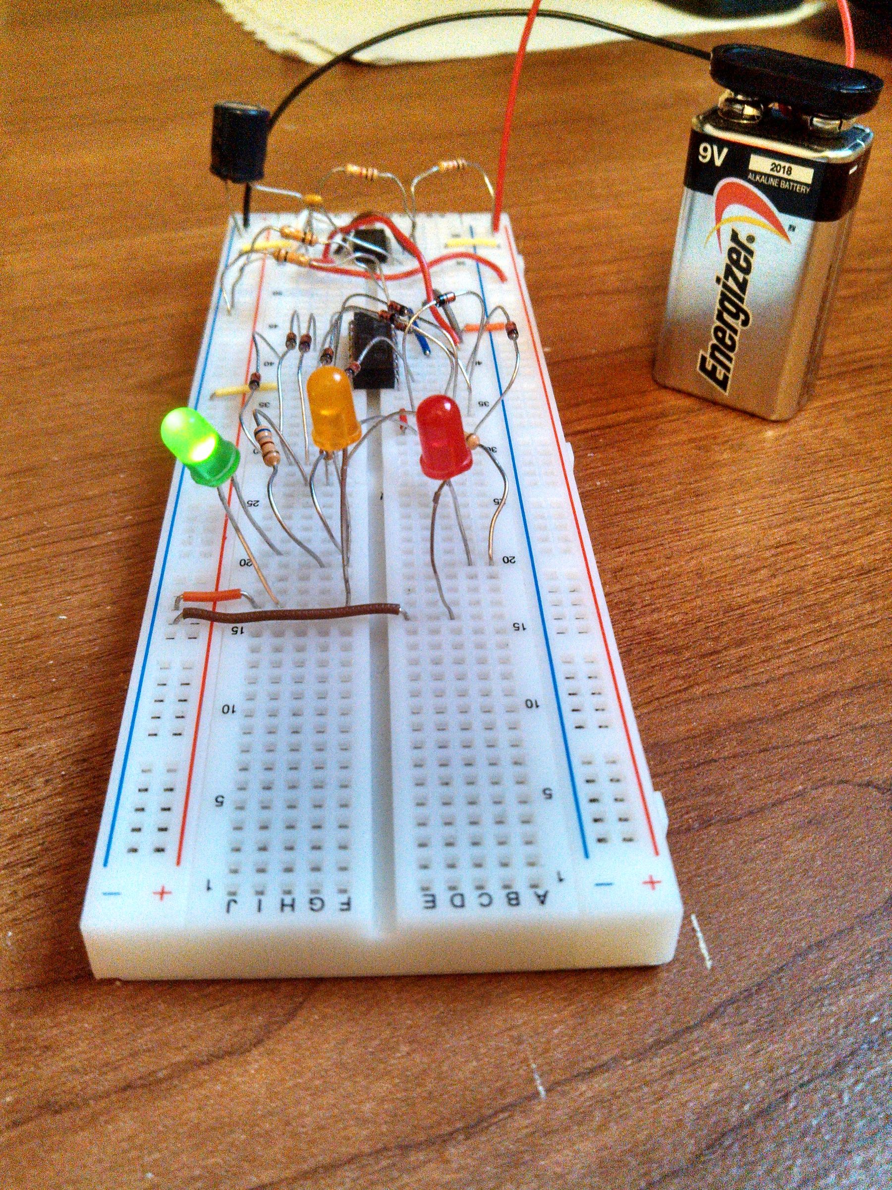Building A Simple 9V LED Stoplight 8 Steps Instructables