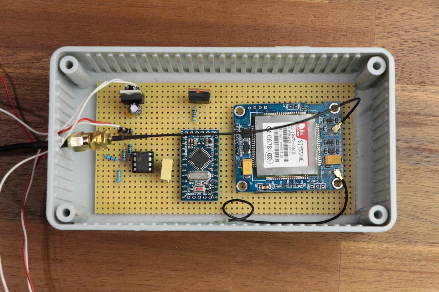 Make Your Own GPS SMS Security Tracking System : 5 Steps (with Pictures ... Circuit Diagram
