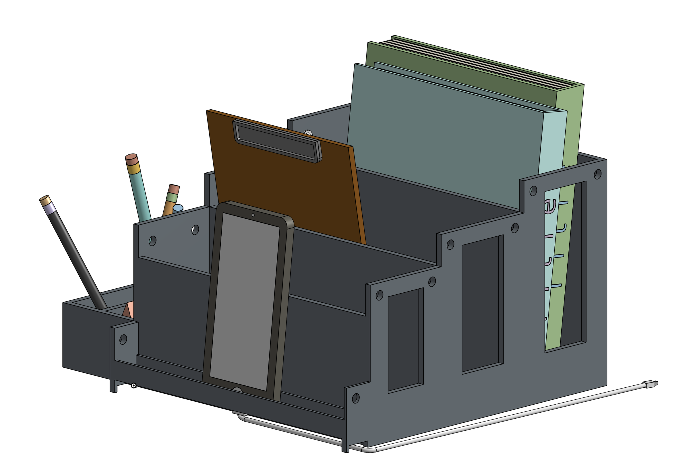 Desk Organizer Design Using Onshape 28 Steps Instructables