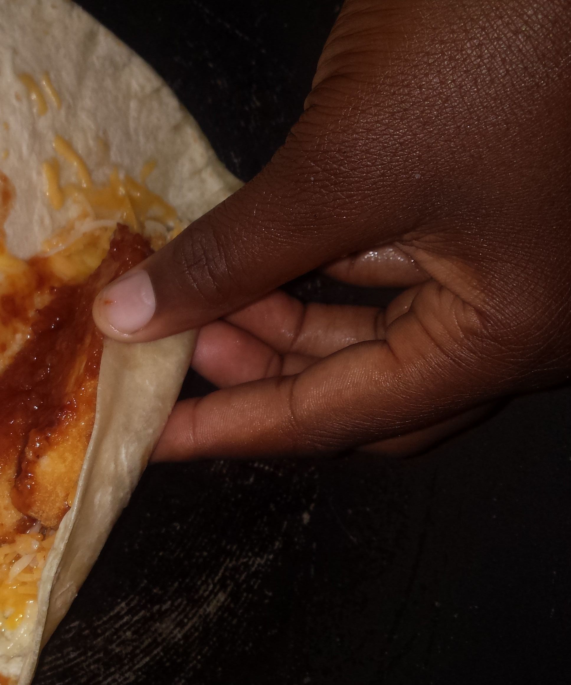 Barbecue Chicken Cheese Spicy Mini Burrito