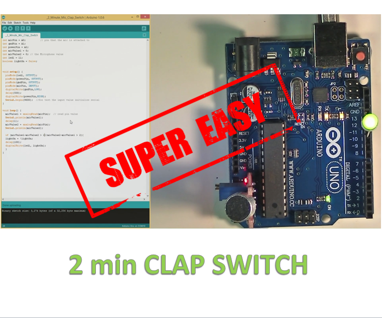 2 minute clap switch DIY Project DIY Project Image