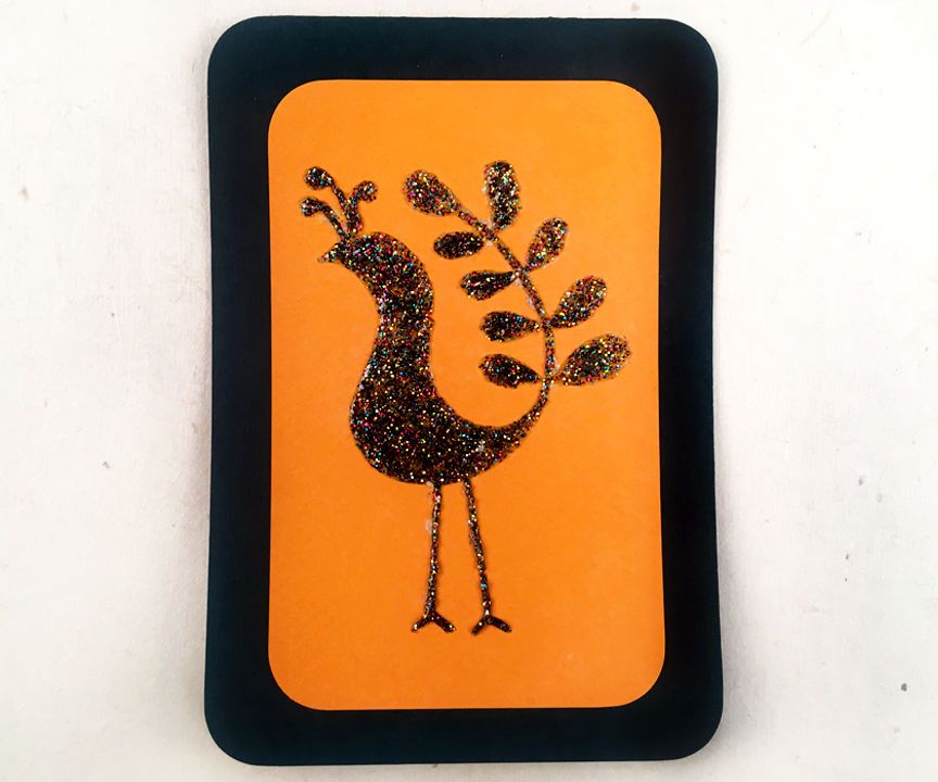 DIY guide for How to Make Greeting Cards | Create Your Own Glitter Card with step-by-step instructions