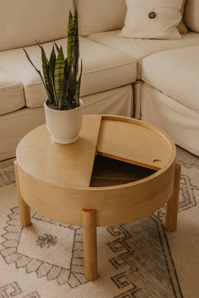 Round Coffee Table With Storage 10 Steps Pictures Instructables Round Coffee Table With Storage 10, Round Coffee Table With Storage