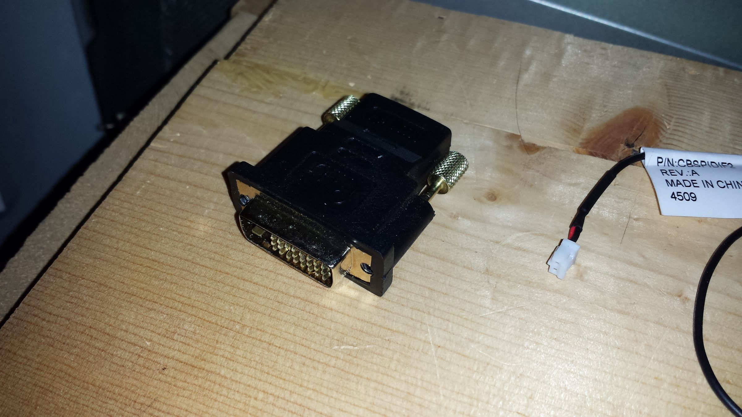 How to Convert an Nvidia Video Card DVI Output to HDMI With Audio for