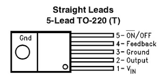DC – DC Voltage Step Down Switch Mode Buck Voltage Converter (LM2576