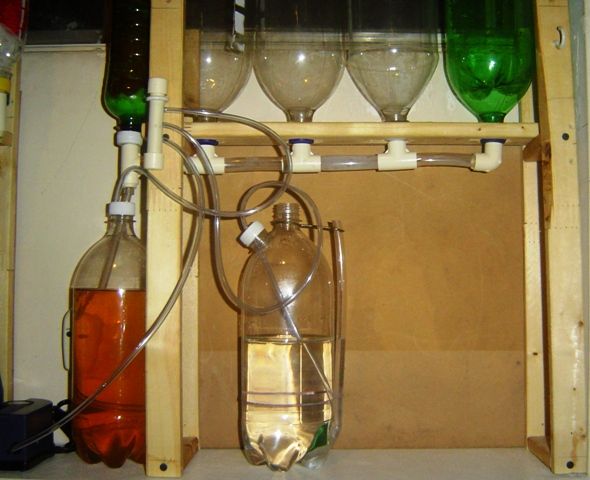 DIY guide for Modular, Windowsill, Air Powered, Hydroponics Herb Garden/Experimenter with step-by-step instructions