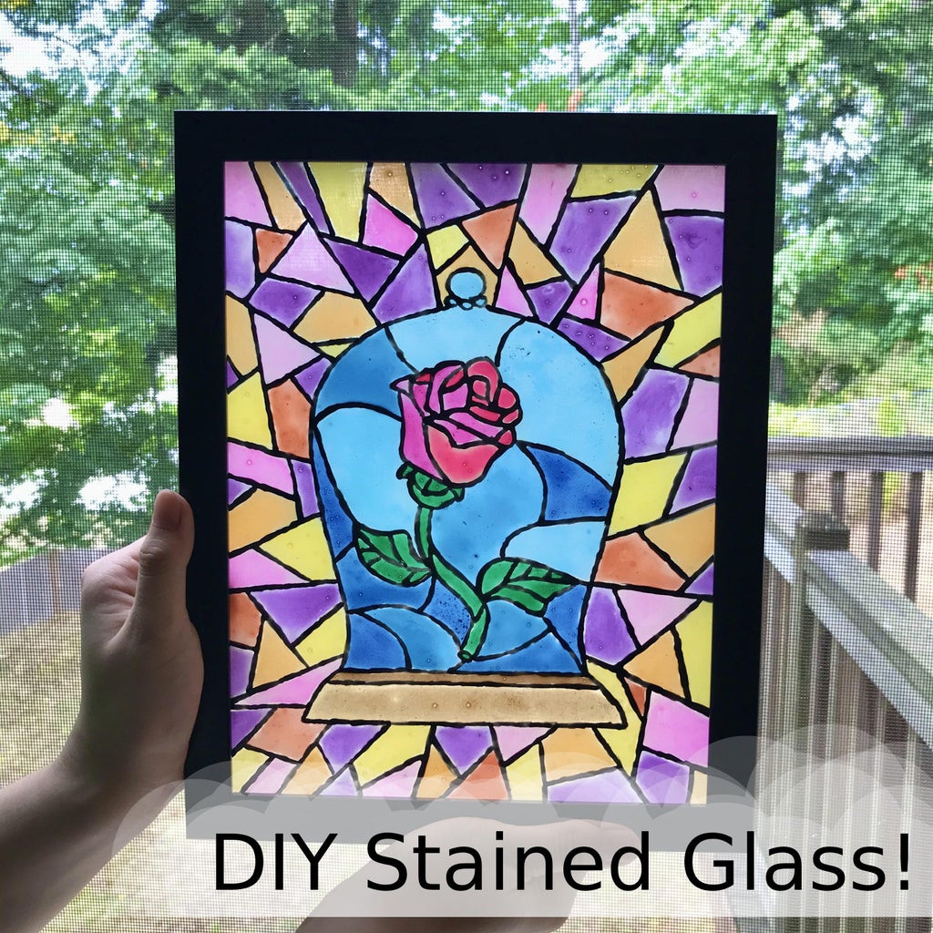 Diy Stained Glass 5 Steps With Pictures Instructables Diy Stained Glass 5 Steps With Pictures Instructables