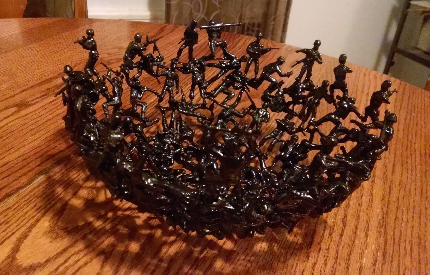 Plastic Army Men Fruit Bowl