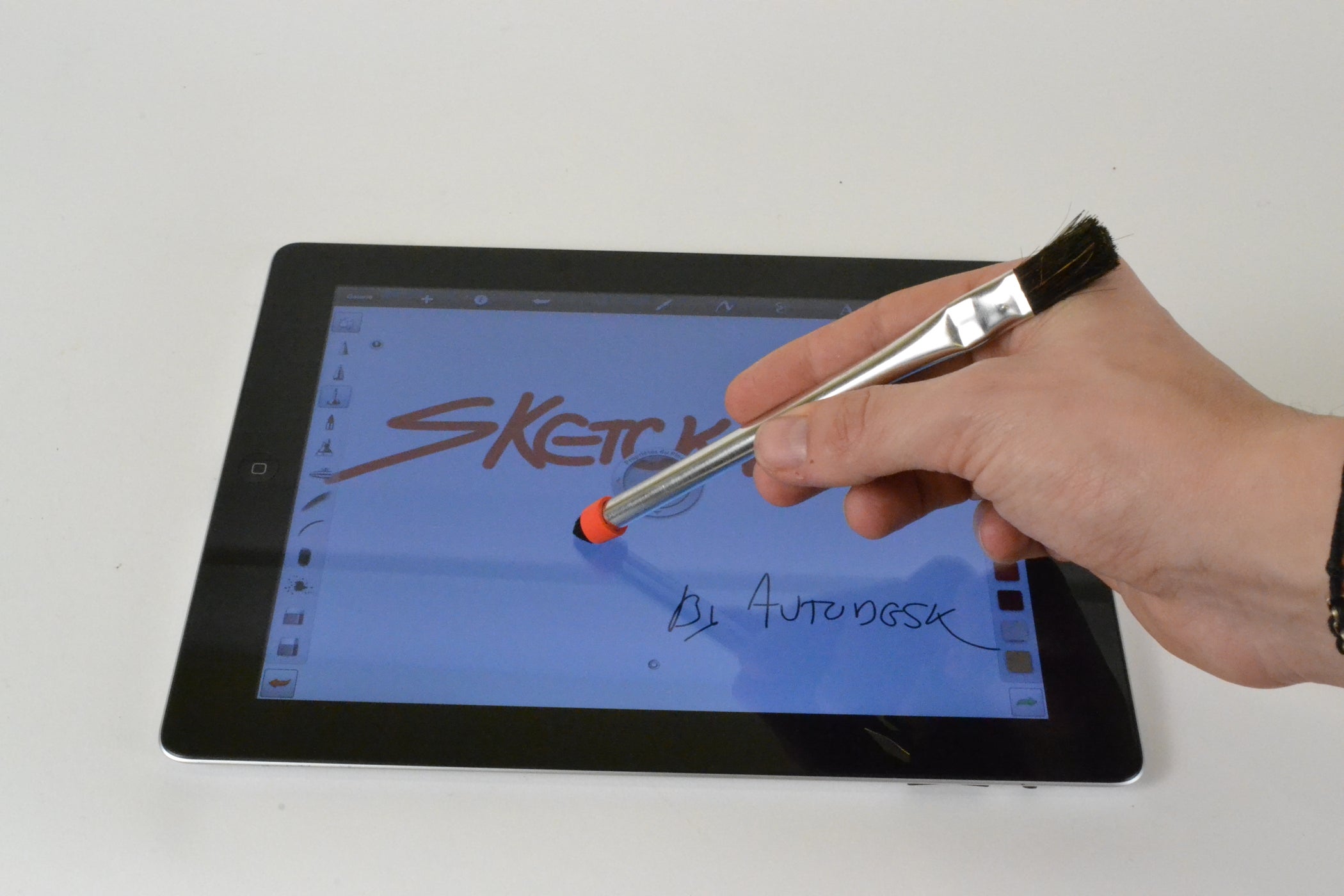 Paint Brush Stylus for Ipad. Used on Sketchbook PRO! 6 Steps (with