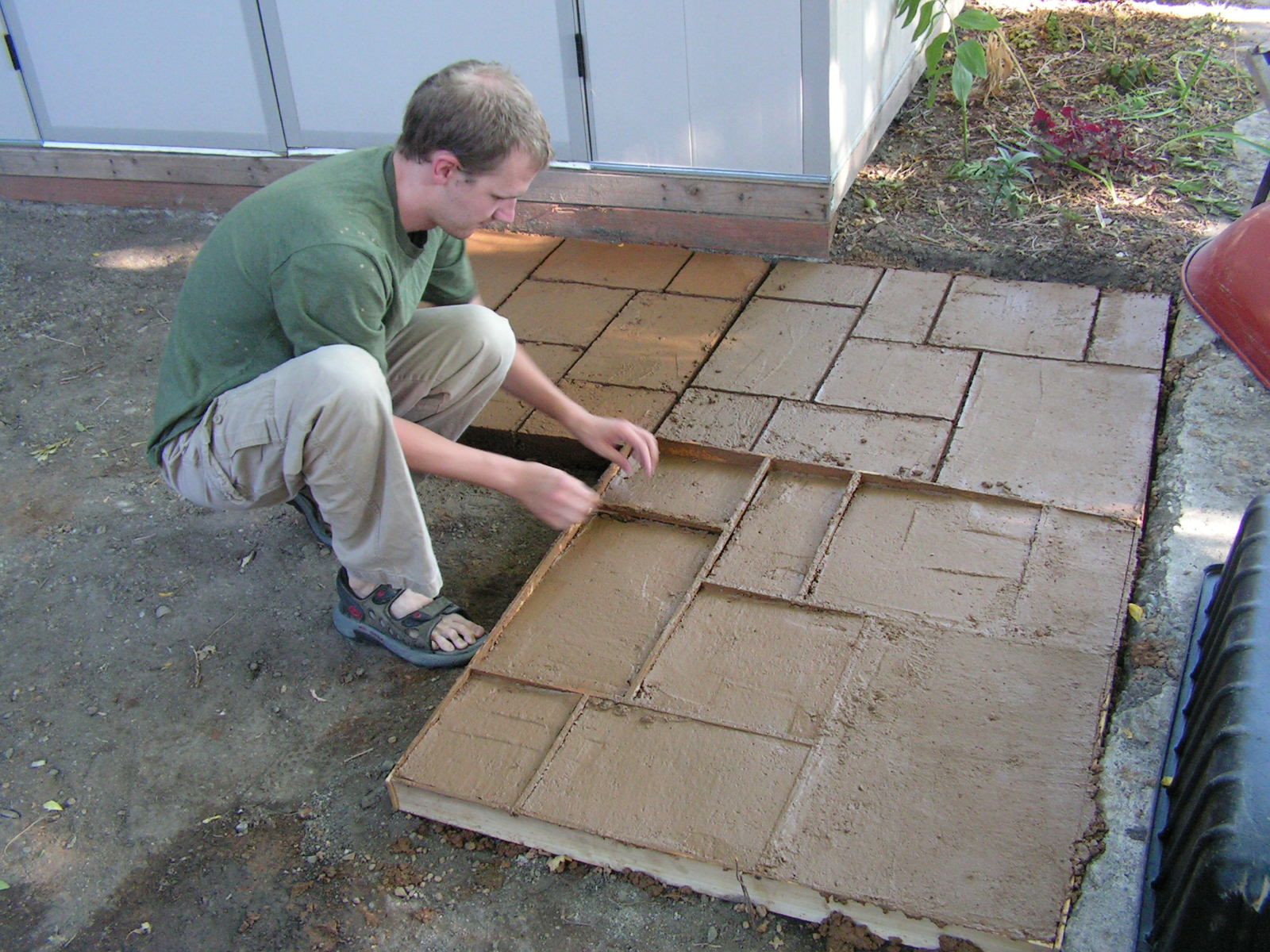 How To Make A Nice Cement Patio 4 Steps With Pictures Instructables